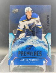 Austin Poganski 2020-21 - Ice Premieres Rookie /1299 Ud Ice